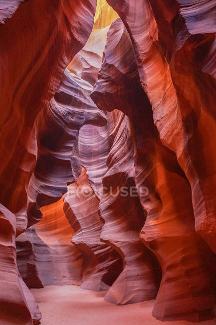 Antelope Canyon en Reserva Navajo, Arizona, Estados Unidos - foto de stock