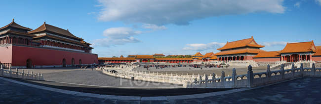 Traditional Chinese Architecture at Forbidden City, Beijing, China — Stock Photo