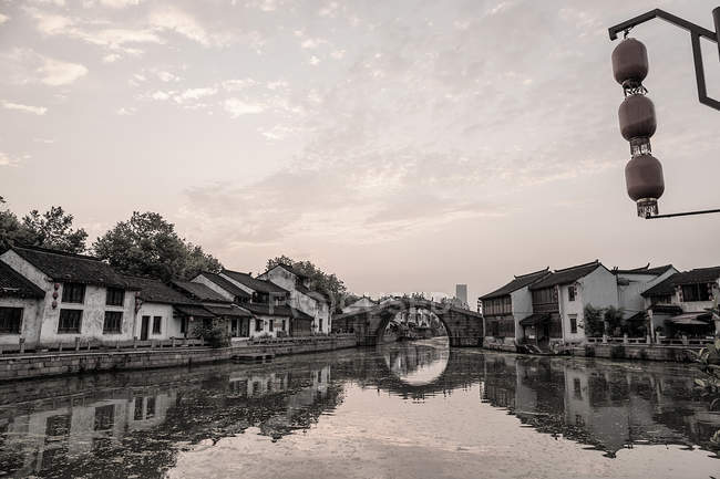 Древний город Уси, провинция Цзянсу, Китай — стоковое фото