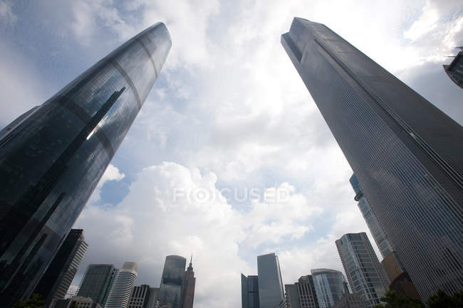 Urban architecture of Guangzhou City, Guangdong Province, China — Stock Photo