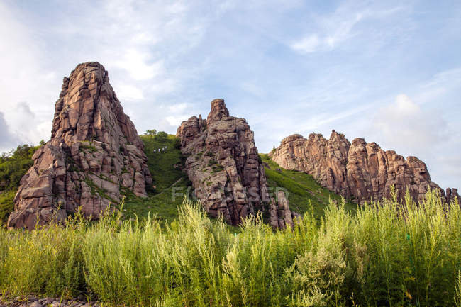 Красивый пейзаж в Arxan, Внутренняя Монголия, Китай — стоковое фото