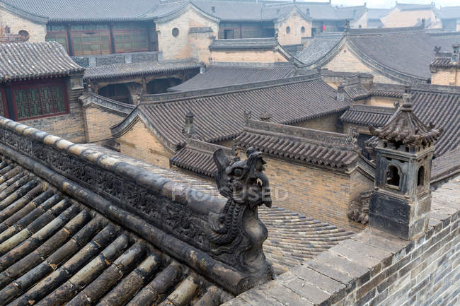 The Wangs Courtyard, Lingshi, Shanxi, Chine — Photo de stock