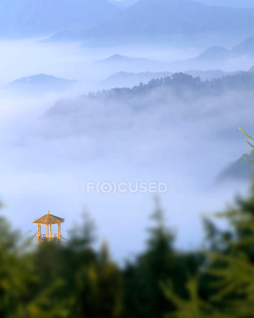 Beautiful landscape with mountain scenery in Henan Province, China — Stock Photo