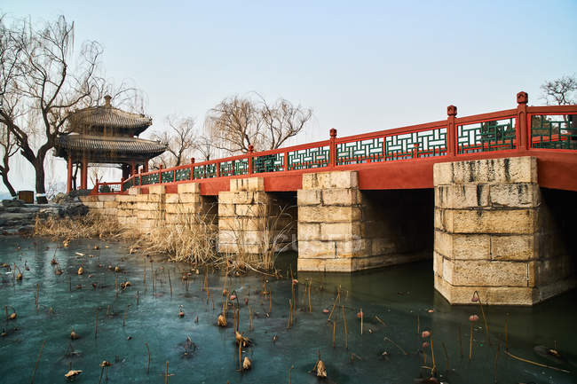 Архітектура літнього палацу в Пекіні, Китай — стокове фото