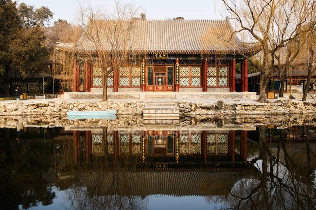 Архитектура Летнего дворца в Пекине, Китай — стоковое фото