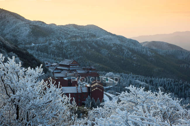 Scenic view of Yangming mountains in Hunan Province, China — Stock Photo