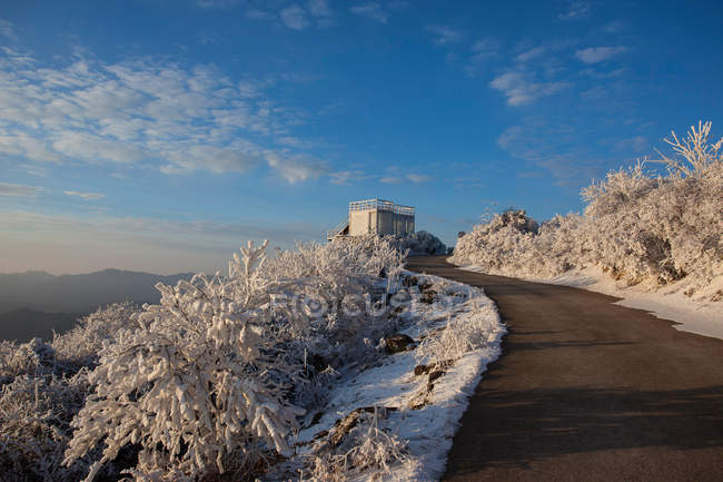 Vue panoramique sur les montagnes de Yangming dans la province du Hunan, en Chine — Photo de stock