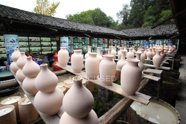 Musée de la céramique de Jingdezhen de la province de Jiangxi — Photo de stock