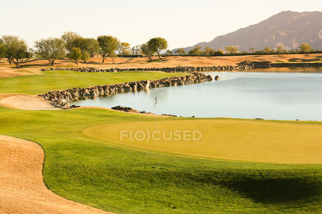 Terrain de golf — Photo de stock