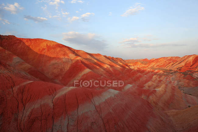 Amazing Landforms of Danxia, Gansu Province, China — Stock Photo