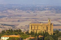 San Giusto or San Giusto Nuovo church, Renaissance style, Volterra, Tuscany, Italy, Europe — стокове фото