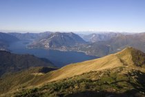 Como Lake see from Camaggiore, Valsassina, Lombardy, Italy — Stock Photo