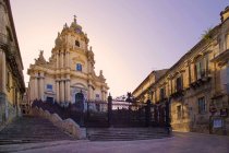 San Giorgio Cathedral, Ragusa Ibla, Ragusa Superiore, province of Ragusa, Sicily, Italy, Europe — Stock Photo