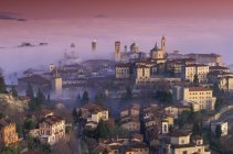 Vista aerea di Bergamo, Lombardia, Italia — Foto stock
