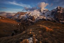 Marmolada de Viel del Pan, Moena, vallée de Fassa, Dolomites, Trentin-Haut-Adige, Italie — Photo de stock