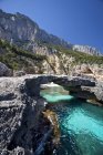 Cala Biriola. Golfo di Orosei, Baunei, Sardenha, Itália, Europa — Fotografia de Stock