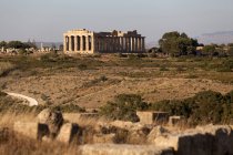 Tempio di Era, Selinunte, sito archeologico, paese di Castelvetrano, Sicilia, Italia, Europa — Foto stock