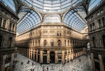 Galleria Umberto, Nápoles, Campânia, Itália, Europa — Fotografia de Stock