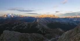 Monte Marmolada, la reina de las dolomitas. Los Dolomitas son declarados Patrimonio de la Humanidad por la UNESCO. europa, europa central, italia - foto de stock