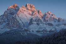 Cristallo, Auronzo, Misurina, Cortina, Cadore, Ampezzo, Dolomiti, Veneto, Italia — Foto stock