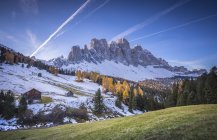 Val di Funes, Dolomites, Trentino-Alto Adige, Itália — Fotografia de Stock