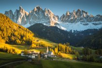 Val di Funes, Trentino-Alto Adige, Italy — стокове фото