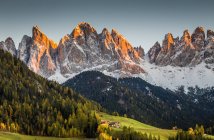 Funes Valley, Trentino-Alto Adige, Itália — Fotografia de Stock