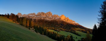 Sunset on Rosengarten, Rosengarten, Trentino-Alto Adige, Dolomites, Italy, Europe — Stock Photo
