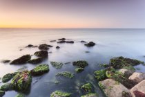 Sonnenaufgang am adriatischen Meer, caorle, veneto, italien, europa — Stockfoto