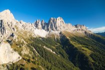 Catinaccio from Tires Valley, Trentino-Alto Al, Italy, Europe — стоковое фото