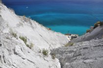 Остров Липари, карьеры Пумице, остров Эоли, Сицилия, Италия, Европа — стоковое фото