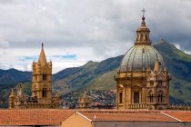 Catedral Metropolitana da Assunção da Virgem Maria, Palermo, Sicília, Itália, Europa — Fotografia de Stock
