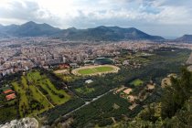 Aerial view, Palermo, Sicily, Italy, Europe — Stock Photo