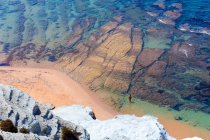 Скала деи Турки скалы, Лестница турок, скалистый скала на побережье Реальмонте, недалеко от Порто Эмпедокле, на юге Сицилии, Италия, Европа — стоковое фото