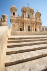 Кафедральный собор Ното Сиракузы, Сицилия, Италия, Европа — стоковое фото