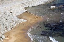 Scala dei turchi mergel cliff, rossello cape, agrigent, sizilien, italien — Stockfoto