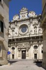 Chiesa di Santa Croce chiesa, lecce, Puglia, Italia, Europa — Foto stock