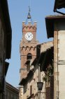 Palazzo Comunale, Pienza, UNESCO, Patrimonio dell'Umanità, Toscana, Italia, Europa — Foto stock