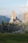 Cinque Torri montagne, Dolomites, Vénétie, Italie, Europe — Photo de stock