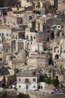 Vista de Sasso Caveoso, Matera, Lucania, Basilicata, Italia del Sur, Italia, Europa - foto de stock