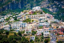 Paisaje urbano, Positano, Patrimonio de la Humanidad UNESCO, Campania, Italia, Europa - foto de stock