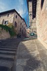 Вид на средневековый город Губден, Умбрия, Италия, Европа — стоковое фото