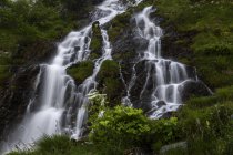 Stroppia водоспади, Майра Долина (Валле Майра), П'ємонт, Італія, Європа — стокове фото