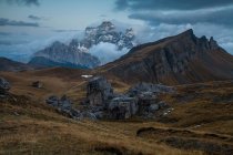 Monte pelmo und corvo alto aussicht von mondeval, dolomiten, italien — Stockfoto