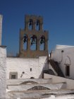 Monastero di San Giovanni Teologo a Chora, Patrimonio Mondiale dell'UNESCO, Patmos, Dodecaneso, Isole Greche, Grecia, Europa — Foto stock