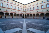 Castello Sforzesco château, Cortile della Rocchetta cour, Milan, Lombardie, Italie, Europe — Photo de stock