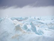 Ilulissat Icefjord également appelé kangia ou Ilulissat Kangerlua à Disko Bay. L'icefjord est inscrit au patrimoine mondial de l'UNESCO. Amérique, Amérique du Nord, Groenland, Danemark — Photo de stock