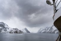 Drygalski Fjord no extremo sul da Geórgia do Sul. Antártica, Subantártica, Geórgia do Sul, outubro — Fotografia de Stock