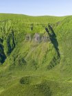 Die caldera faial bei cabeco gordo. faial island, eine Insel in den Azoren (ilhas dos acores) im Atlantik. die Azoren sind eine autonome Region von Portugal. — Stockfoto