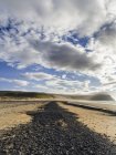 A praia de areia em Breidavik. The remote Westfjords (Vestfirdir) in north west Iceland. Europa, Escandinávia, Islândia — Fotografia de Stock